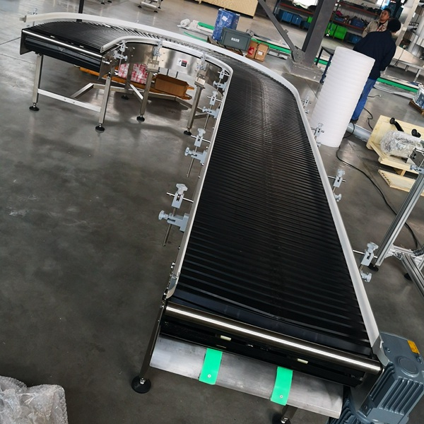 Slat Belt Conveyor Transfer One Straight Antoher 90degree အမျိုးအစား
