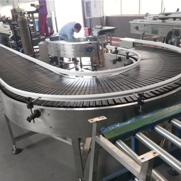 Slat Belt Conveyor Transfer One Straight Antoher 90degree အမျိုးအစား